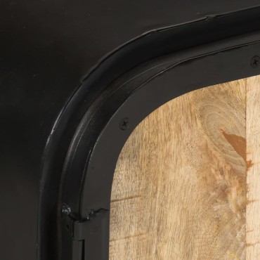 vidaXL Έπιπλο Τηλεόρασης 110x30x45cm από Ακατέργαστο Ξύλο Μάνγκο