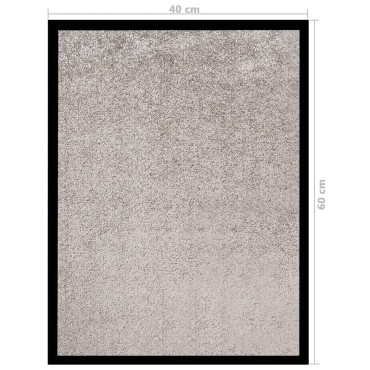 vidaXL Πατάκι Εισόδου Γκρι 40 x 60 εκ.