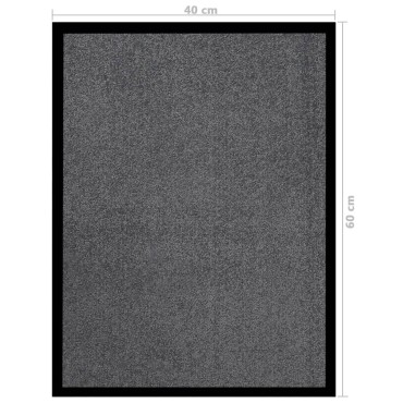 vidaXL Πατάκι Εισόδου Ανθρακί 40 x 60 εκ.