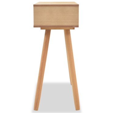 vidaXL Τραπέζι Κονσόλα Καφέ 80x30x72cm από Μασίφ Ξύλο Πεύκου 1 τεμ.