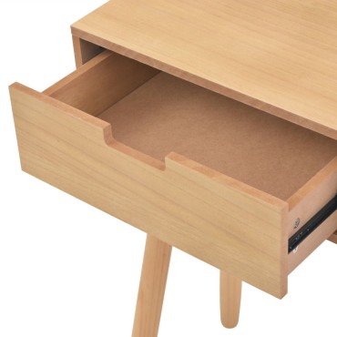 vidaXL Τραπέζι Κονσόλα Καφέ 80x30x72cm από Μασίφ Ξύλο Πεύκου 1 τεμ.