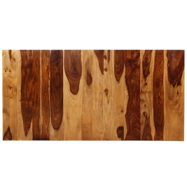 vidaXL Τραπεζαρία από Μασίφ Ξύλο Sheesham και Ατσάλι 180x90x76cm 1 τεμ.