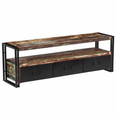 vidaXL Έπιπλο Τηλεόρασης 120x30x40cm από Μασίφ Ανακυκλωμένο Ξύλο