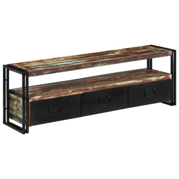 vidaXL Έπιπλο Τηλεόρασης 120x30x40cm από Μασίφ Ανακυκλωμένο Ξύλο