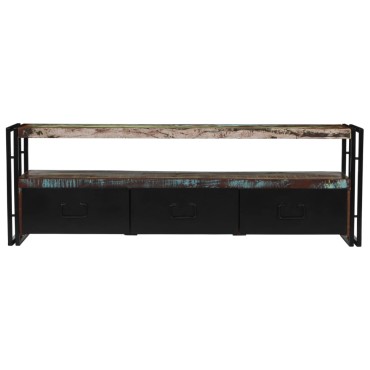 vidaXL Έπιπλο Τηλεόρασης 120x30x40cm από Μασίφ Ανακυκλωμένο Ξύλο
