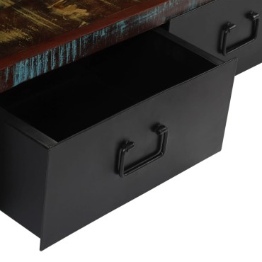 vidaXL Έπιπλο Τηλεόρασης 120x30x40cm από Μασίφ Ανακυκλωμένο Ξύλο
