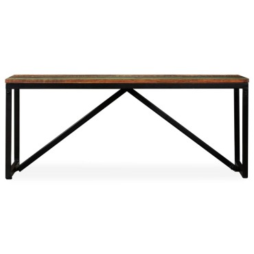 vidaXL Πάγκος 110x35x45cm από Μασίφ Ανακυκλωμένο Ξύλο 1 τεμ.