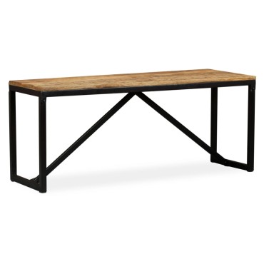 vidaXL Πάγκος 110x35x45cm από Μασίφ Ξύλο Μάνγκο 1 τεμ.
