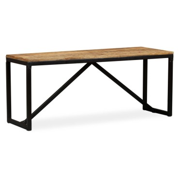 vidaXL Πάγκος 110x35x45cm από Μασίφ Ξύλο Μάνγκο 1 τεμ.