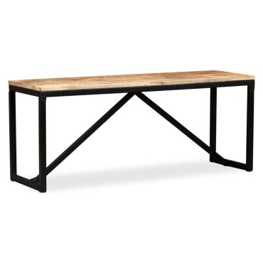 vidaXL Πάγκος 110x35x45cm από Μασίφ Ξύλο Μάνγκο 1 τεμ.