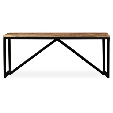 vidaXL Πάγκος 110x35x45cm από Μασίφ Ξύλο Μάνγκο 1 τεμ.