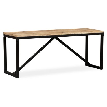 vidaXL Πάγκος 110x35x45cm από Μασίφ Ξύλο Μάνγκο 1 τεμ.