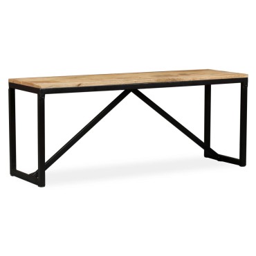 vidaXL Πάγκος 110x35x45cm από Μασίφ Ξύλο Μάνγκο 1 τεμ.