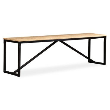 vidaXL Πάγκος 160x35x45cm από Μασίφ Ξύλο Μάνγκο 1 τεμ.