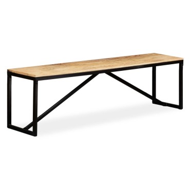 vidaXL Πάγκος 160x35x45cm από Μασίφ Ξύλο Μάνγκο 1 τεμ.