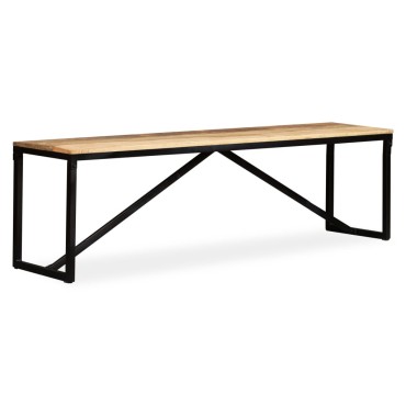 vidaXL Πάγκος 160x35x45cm από Μασίφ Ξύλο Μάνγκο 1 τεμ.