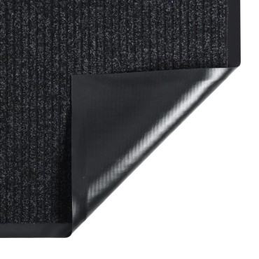 vidaXL Πατάκι Εισόδου Ριγέ Ανθρακί 80 x 120 εκ.