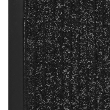 vidaXL Πατάκι Εισόδου Ριγέ Ανθρακί 80 x 120 εκ.
