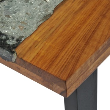 vidaXL Κονσόλα Τραπέζι 100x35x75cm από Ξύλο Teak 1 τεμ.