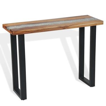 vidaXL Κονσόλα Τραπέζι 100x35x75cm από Ξύλο Teak 1 τεμ.