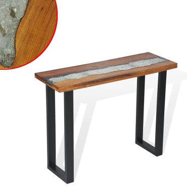 vidaXL Κονσόλα Τραπέζι 100x35x75cm από Ξύλο Teak 1 τεμ.