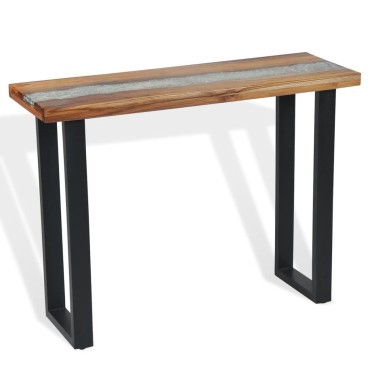 vidaXL Κονσόλα Τραπέζι 100x35x75cm από Ξύλο Teak 1 τεμ.