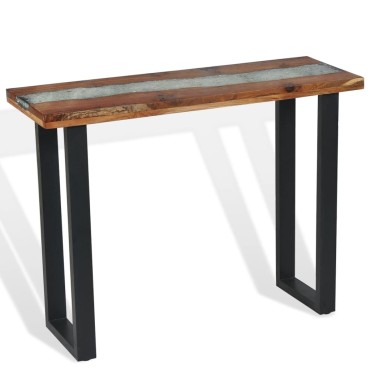 vidaXL Κονσόλα Τραπέζι 100x35x75cm από Ξύλο Teak 1 τεμ.