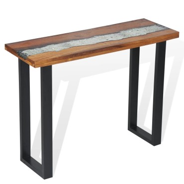 vidaXL Κονσόλα Τραπέζι 100x35x75cm από Ξύλο Teak 1 τεμ.