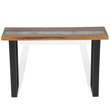 vidaXL Κονσόλα Τραπέζι 100x35x75cm από Ξύλο Teak 1 τεμ.