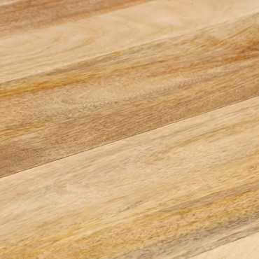 vidaXL Τραπεζαρία Στρογγυλή 110x76cm από Μασίφ Ξύλο Μάνγκο 1 τεμ.