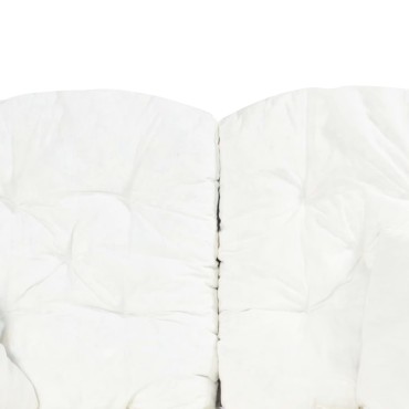 vidaXL Καναπές Διθέσιος Γκρι από Ρατάν 125x80x90cm 1 τεμ.