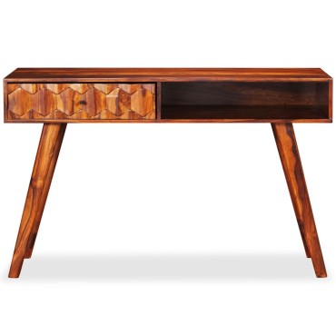 vidaXL Γραφείο 118x50x76cm από Μασίφ Ξύλο Sheesham 1 τεμ.