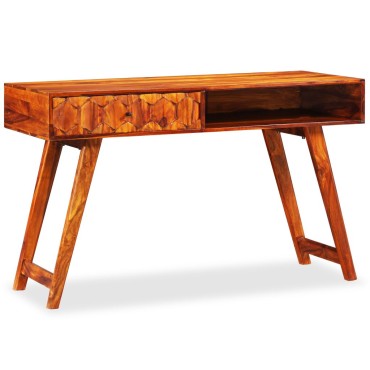 vidaXL Γραφείο 118x50x76cm από Μασίφ Ξύλο Sheesham 1 τεμ.