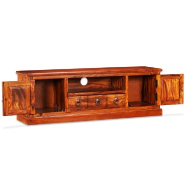 vidaXL Έπιπλο Τηλεόρασης 120x30x40cm από Μασίφ Ξύλο Sheesham