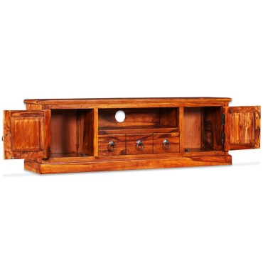 vidaXL Έπιπλο Τηλεόρασης 120x30x40cm από Μασίφ Ξύλο Sheesham