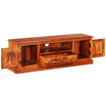 vidaXL Έπιπλο Τηλεόρασης 120x30x40cm από Μασίφ Ξύλο Sheesham