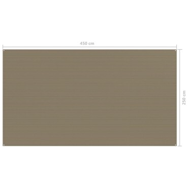 vidaXL Χαλί Σκηνής Taupe 250 x 450 εκ.