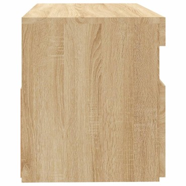 vidaXL Έπιπλο Τηλεόρασης με LED Sonoma Δρυς 60x35x40cm