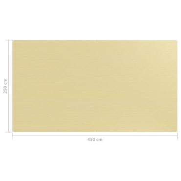 vidaXL Χαλί Σκηνής Μπεζ 250 x 450 εκ.