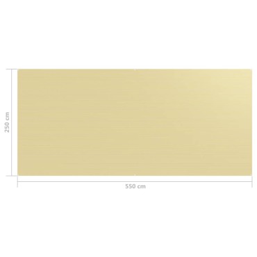 vidaXL Χαλί Σκηνής Μπεζ 250 x 550 εκ.