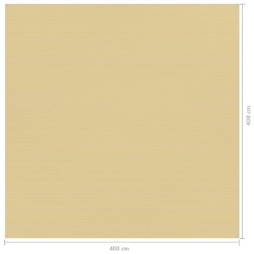 vidaXL Χαλί Σκηνής Μπεζ 400 x 400 εκ.