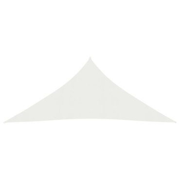 vidaXL Πανί Σκίασης Λευκό 4 x 5 x 5 μ. από HDPE 160 γρ./μ²