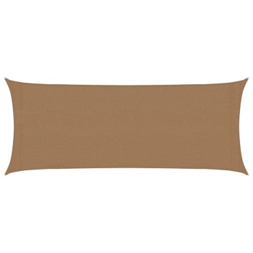vidaXL Πανί Σκίασης Taupe 2 x 4,5 μ. από HDPE 160 γρ./μ²