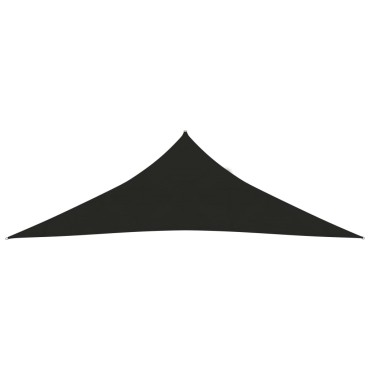 vidaXL Πανί Σκίασης Μαύρο 3,5 x 3,5 x 4,9 μ. από HDPE 160 γρ./μ²