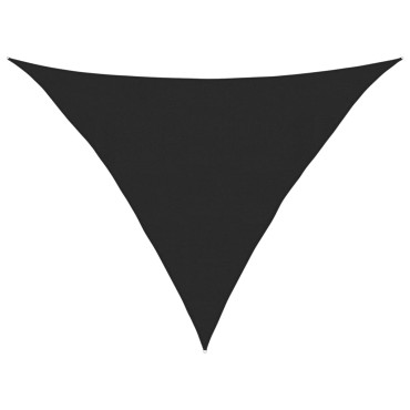 vidaXL Πανί Σκίασης Μαύρο 4 x 4 x 5,8 μ. από HDPE 160 γρ./μ²