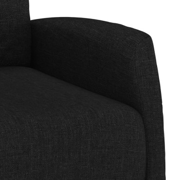 vidaXL Πολυθρόνα με Ανύψωση Μαύρη Υφασμάτινη 65x97x104,5cm 1 τεμ.