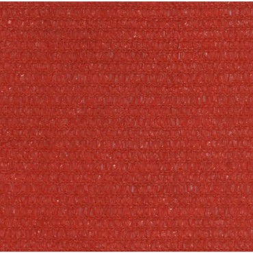 vidaXL Πανί Σκίασης Κόκκινο 2,5 x 3 μ. από HDPE 160 γρ./μ²