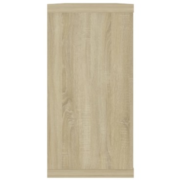 vidaXL Ράφια Κύβοι Τοίχου 4 τεμ. Sonoma Δρυς 100x15x30cm Επεξ. Ξύλο