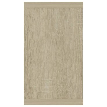 vidaXL Ράφια Κύβοι Τοίχου 4 τεμ. Sonoma Δρυς 80x15x26,5cm Επεξ. Ξύλο