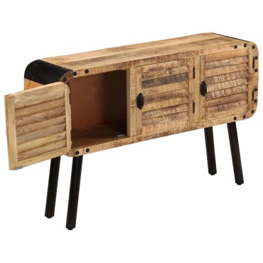 vidaXL Μπουφές 120x30x76cm από Μασίφ Ξύλο Μάνγκο 1 τεμ.